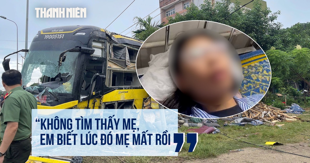 Lời kể vụ tai nạn lật xe khách ở Hà Tĩnh: ‘Không tìm thấy mẹ, em biết lúc đó mẹ mất rồi’
