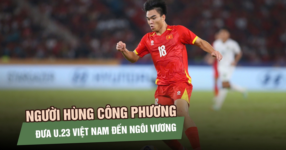 Công Phương ghi bàn quý như vàng, U.23 Việt Nam lần thứ 3 lên ngôi vương Đông Nam Á Công Phương ghi bàn quý như vàng, U.23 Việt Nam lần thứ 3 lên ngôi vương Đông Nam Á