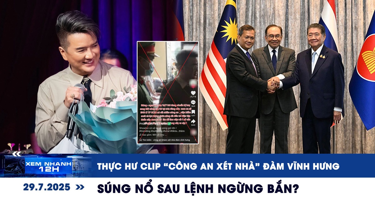 Xem nhanh 12h: Thực hư clip ‘công an xét nhà’ Đàm Vĩnh Hưng | Súng nổ sau lệnh ngừng bắn?