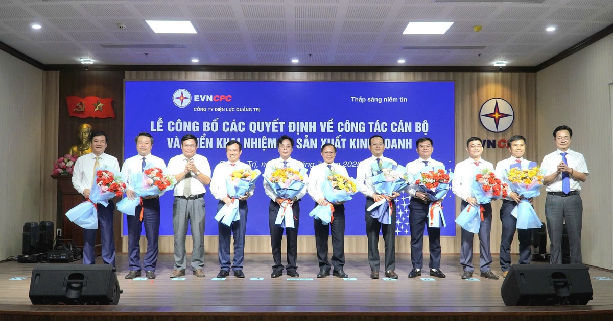 Điện lực Quảng Trị kiện toàn bộ máy sau sáp nhập