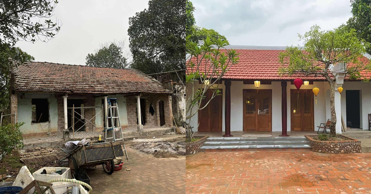Người ch&aacute;u lưu giữ k&yacute; ức khi sửa nh&agrave; &ocirc;ng nội để lại
