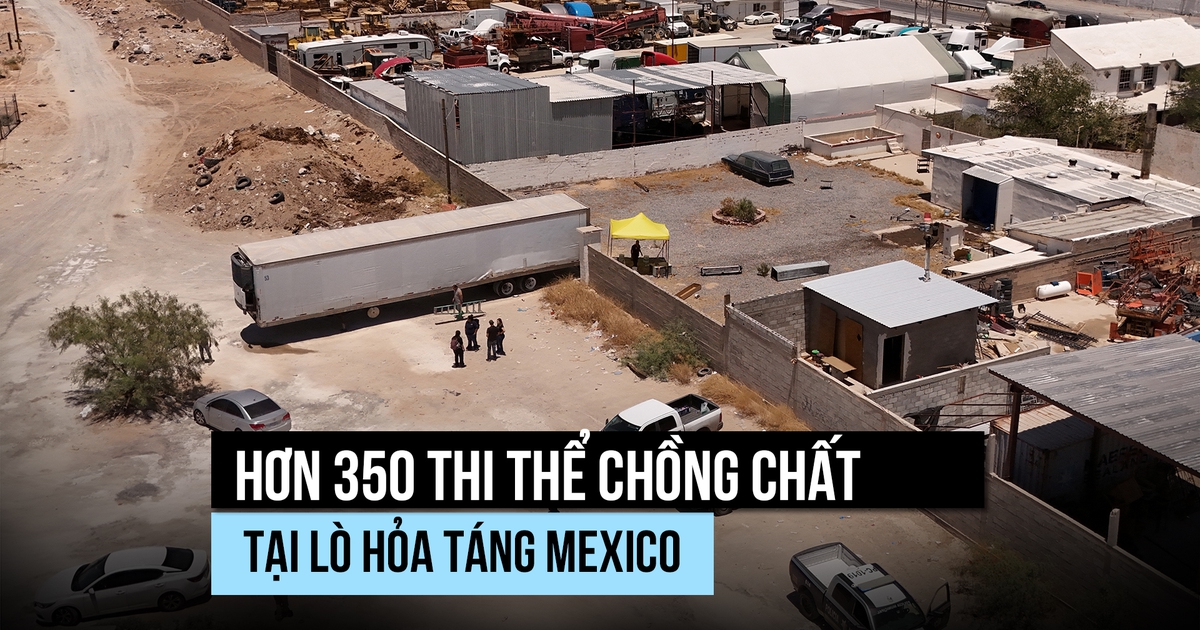 Hãi hùng hơn 380 thi thể chồng chất tại lò hỏa táng Mexico