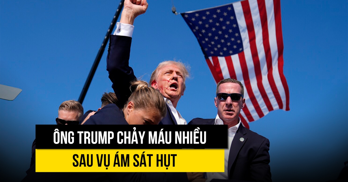 Trợ lý tưởng ông Trump trúng 4-5 phát đạn vì quá nhiều vết máu sau vụ ám sát hụt