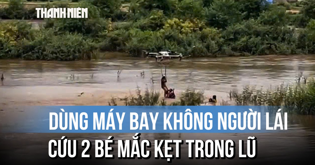 Gia Lai: Khoảnh khắc cứu cháu bé bằng máy bay không người lái