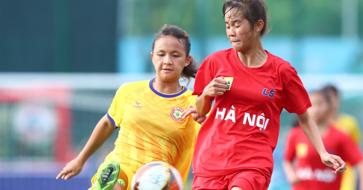 U.16 Hà Nội vẫn dẫn đầu giải U.16 nữ quốc gia, U.16 Sơn La hòa nghẹt thở