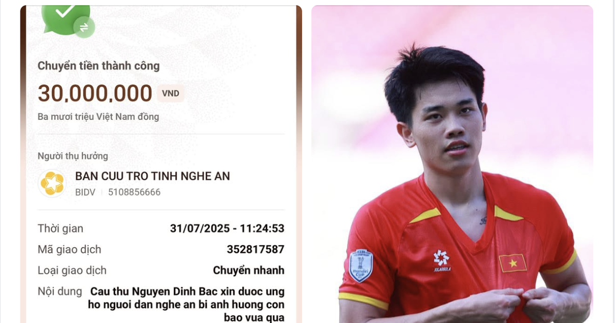 Đình Bắc được khen với hành động rất đẹp sau chức vô địch cùng U.23 Việt Nam