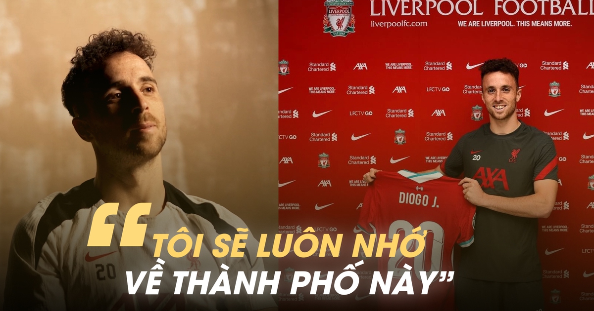 Nghẹn lòng thước phim Diogo Jota nói về ước mơ, Liverpool treo số áo 20 vĩnh viễn