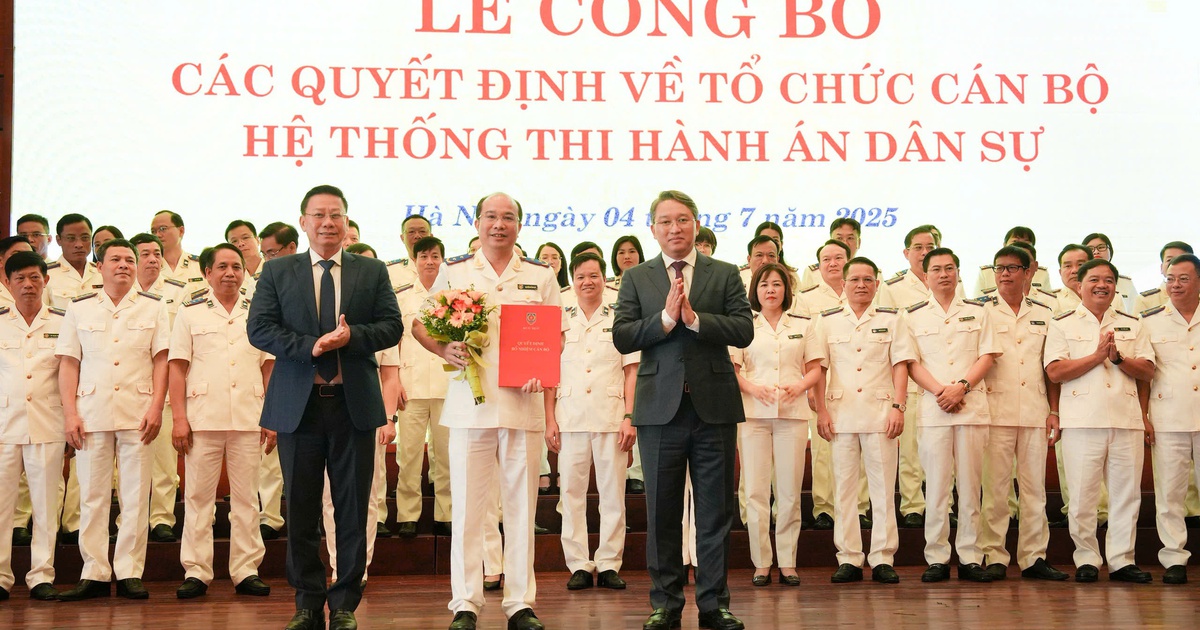 Sáp nhập còn 34 tỉnh, hệ thống thi hành án dân sự có mô hình mới