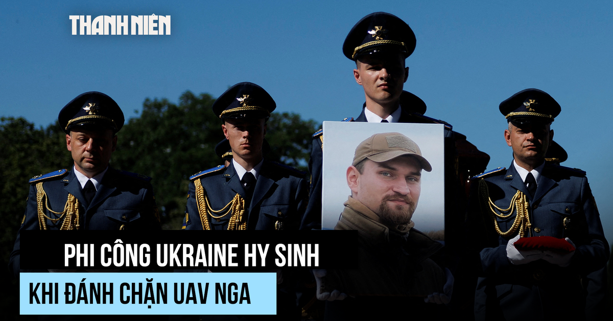 Ukraine tiễn biệt phi công F-16 hy sinh khi chiến đấu với UAV Nga