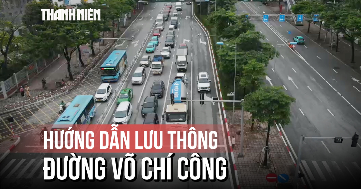 Hà Nội phân làm đường Võ Chí Công như thế nào?