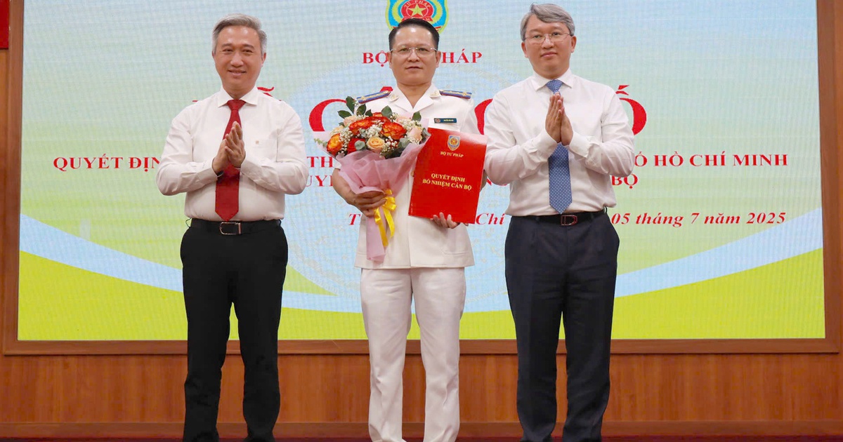 Ông Nguyễn Văn Hòa được bổ nhiệm làm Trưởng Thi hành án dân sự TP.HCM