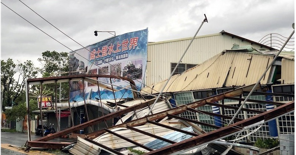 B&atilde;o Danas tấn c&ocirc;ng Đ&agrave;i Loan, g&acirc;y thương vong