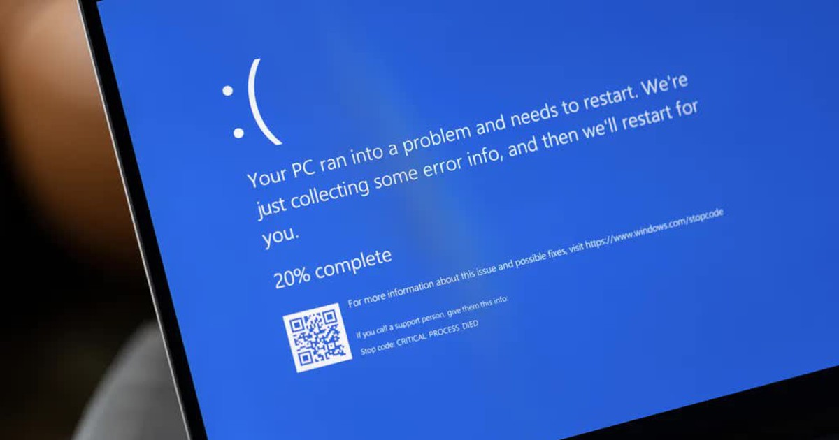 Màn hình 'chết chóc' BSOD mới có thể gây nhầm lẫn