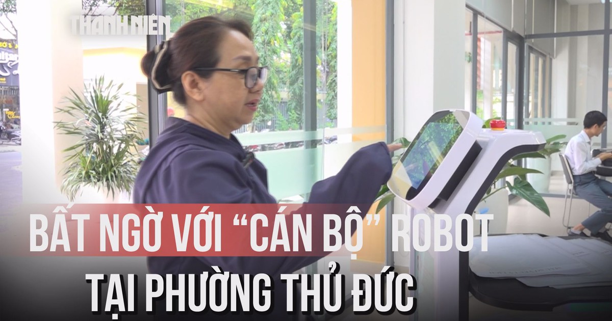 Người dân Thủ Đức bất ngờ vì ‘cán bộ phường’ là Robot
