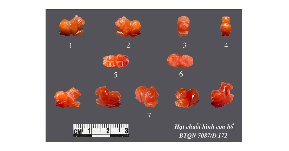 Độc lạ bảo vật quốc gia: Sành trang sức mã não như người Lai Nghi
