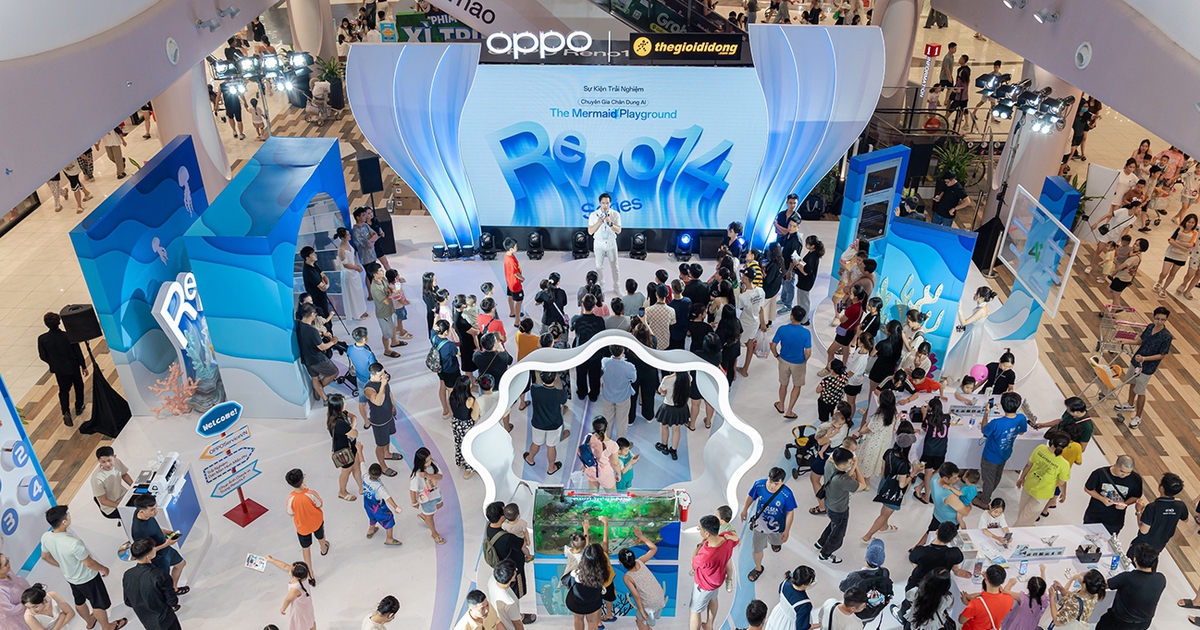 OPPO tái hiện đại dương kỳ ảo qua sự kiện trải nghiệm Reno14 series