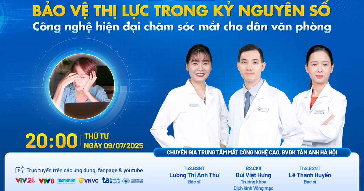 Tư vấn sức khỏe: Áp lực thị giác thời 4.0