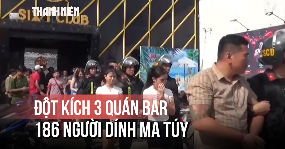 Đêm đột kích bar: Vây bắt 3 điểm bay lắc, 186 người dính ma túy