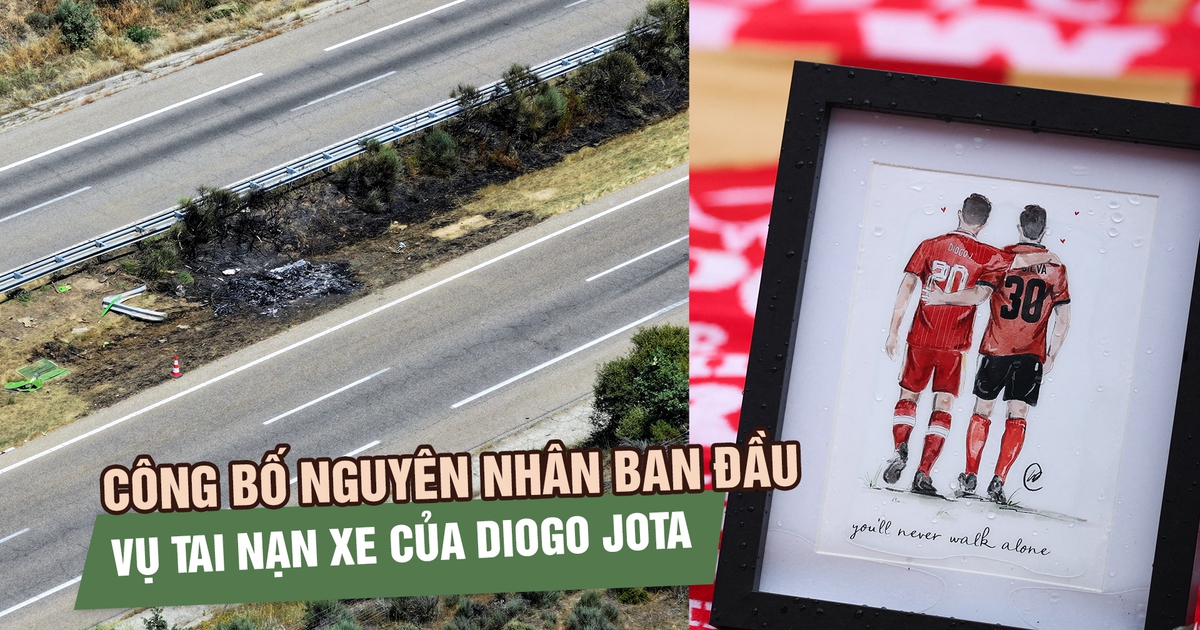 Vụ tai nạn xe của Diogo Jota: Cảnh sát Tây Ban Nha công bố báo cáo sơ bộ