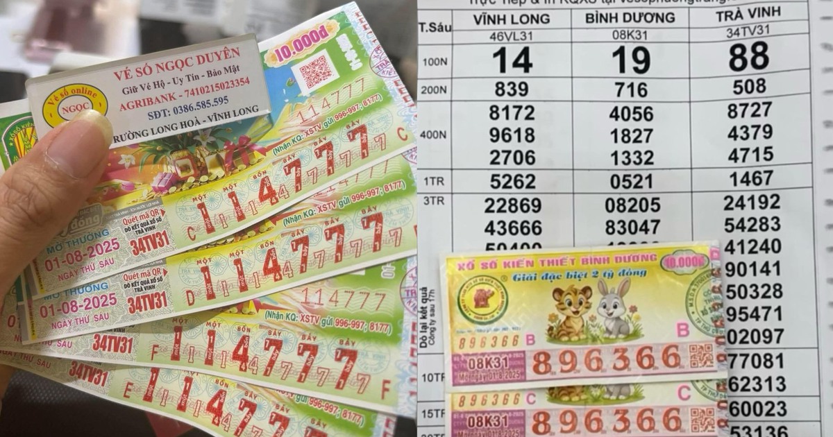 Xổ số miền Nam ng&agrave;y 1 th&aacute;ng 8: Kh&aacute;ch tr&uacute;ng 4 tờ, nhờ h&agrave;ng x&oacute;m đổi thưởng