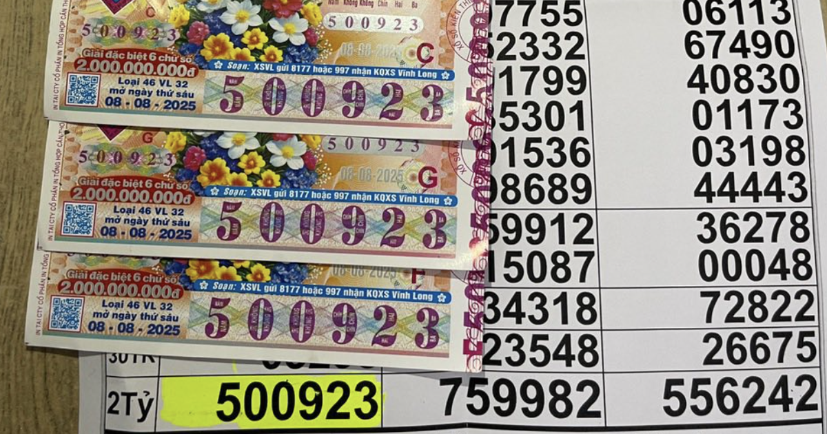 Người phụ nữ TP.HCM tr&uacute;ng độc đắc 6 tỉ: Hẹn đại l&yacute; ra ng&acirc;n h&agrave;ng đổi thưởng