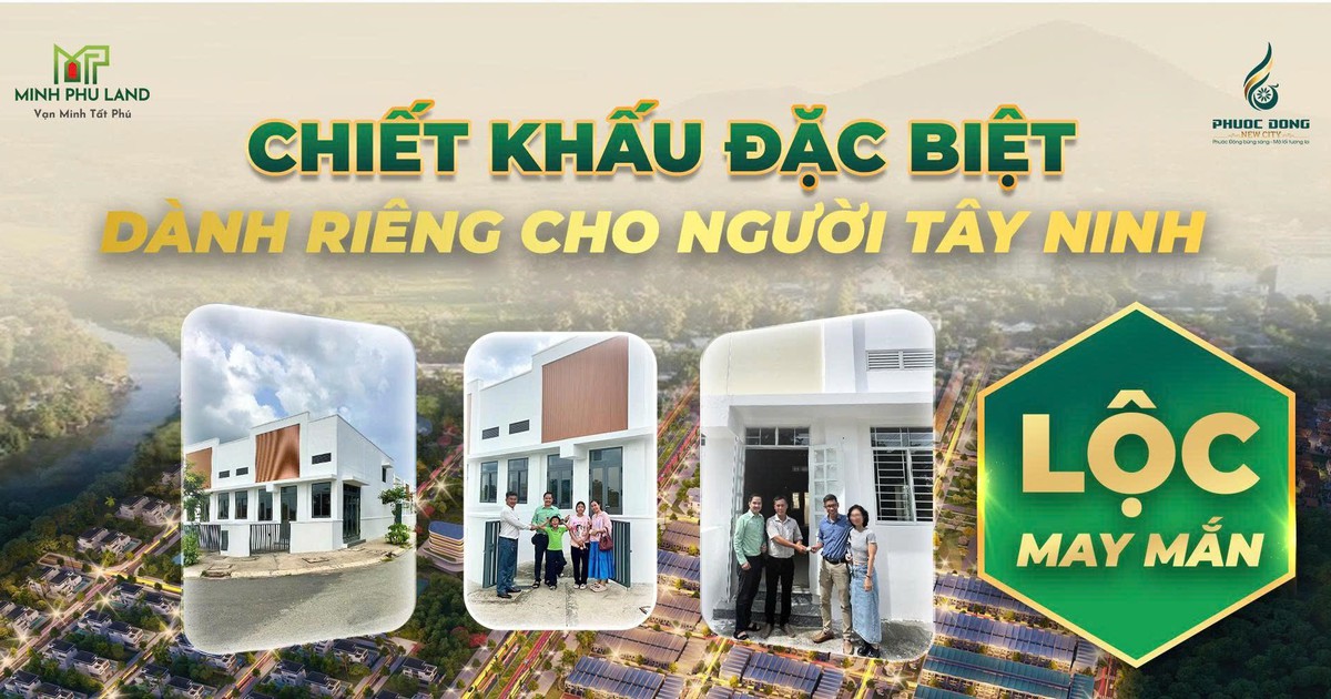 Nhà phố Phước Đông New City: Ưu đãi độc quyền cho người Tây Ninh