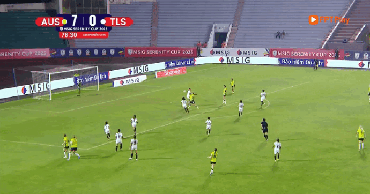 U.23 nữ Úc hủy diệt Timor Leste 9-0, hẹn gặp Việt Nam ở bán kết giải Đông Nam Á