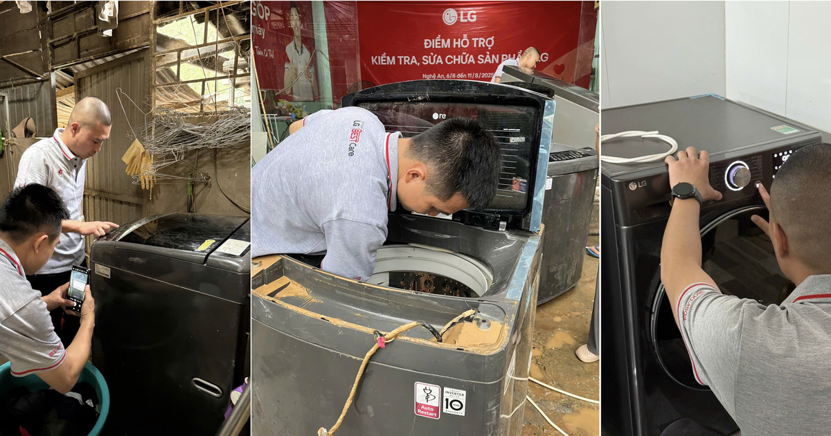 LG hỗ trợ sửa chữa thiết bị điện tử cho người dân tại Nghệ An và Điện Biên