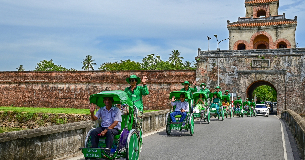Grab thử nghiệm dịch vụ Grab Xích Lô tại Huế