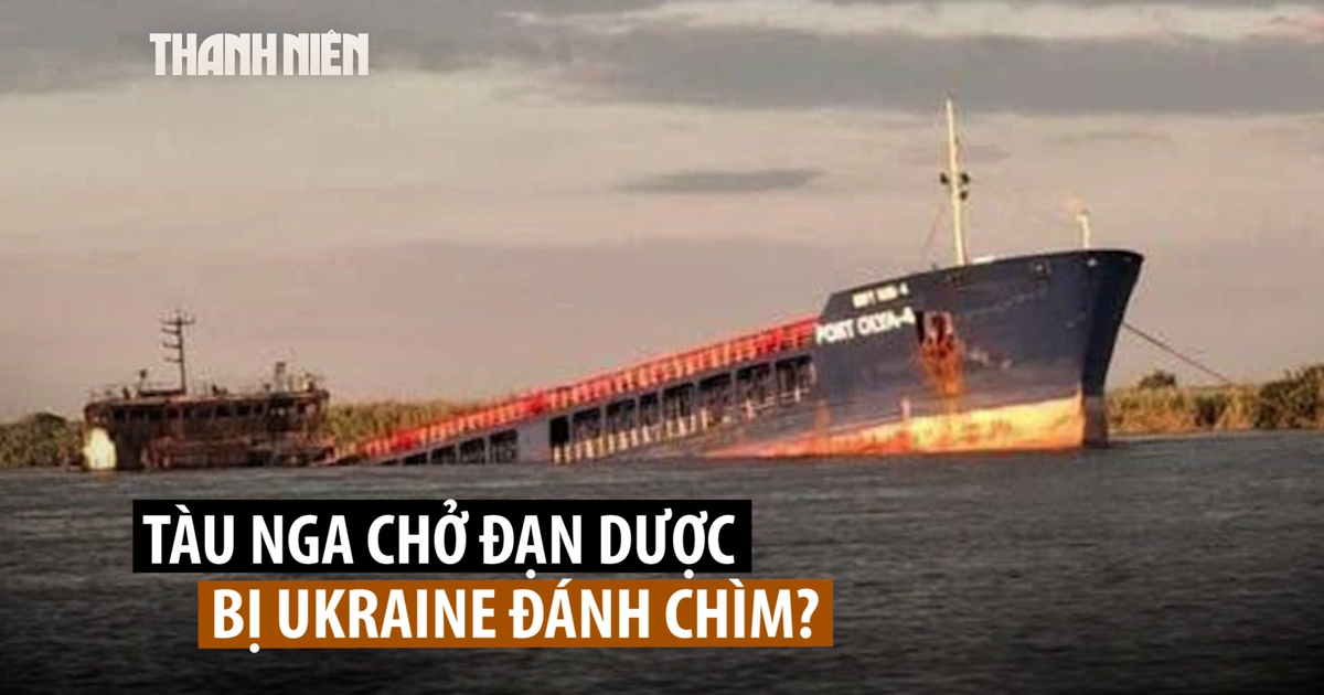 Ukraine lần đầu đánh chìm tàu Nga trên biển Caspi?