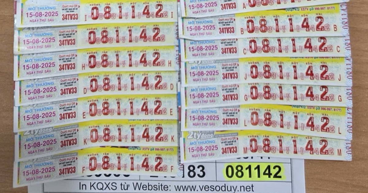 Kh&aacute;ch mua 14 tờ v&eacute; số ở miền T&acirc;y tr&uacute;ng độc đắc, nhận 28 tỉ tại TP.HCM