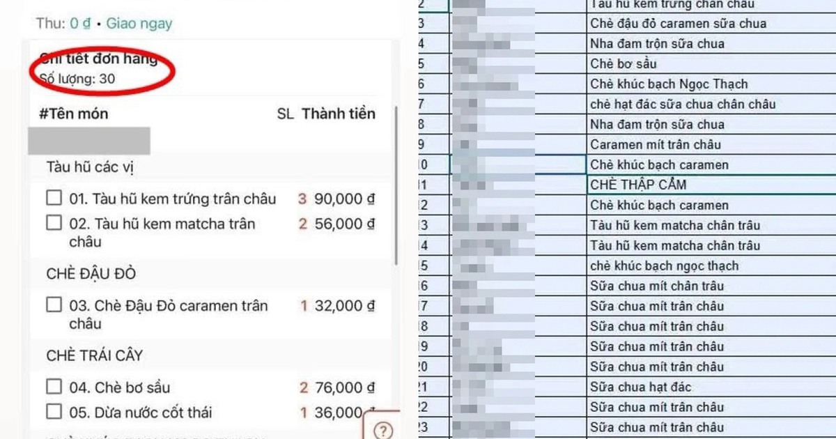 Kh&aacute;ch đặt 30 ly ch&egrave;, muốn ghi t&ecirc;n từng người: Shipper bức x&uacute;c, mạng &#039;dậy s&oacute;ng&#039;