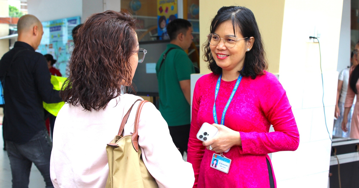 Cô hiệu trưởng gửi thư cảm ơn phụ huynh lớp 1 trong ngày tựu trường