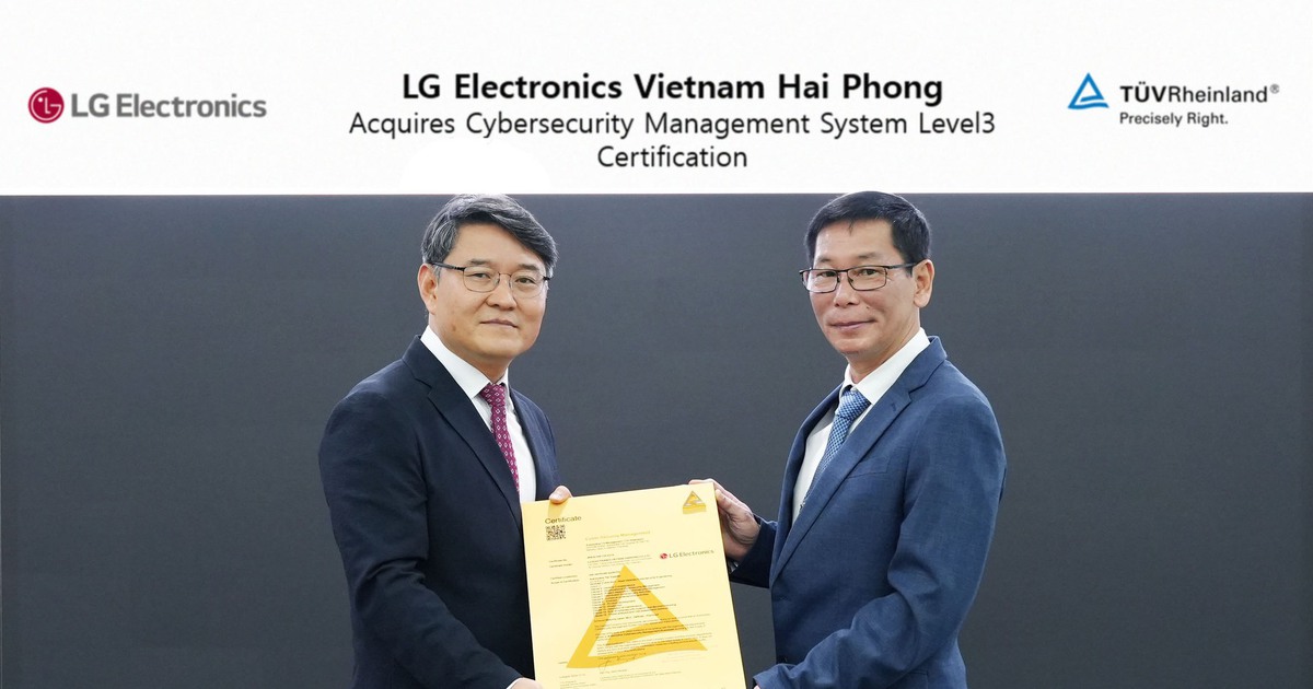 Nhà sản xuất linh kiện ô tô của LG đạt chứng nhận an ninh mạng hàng đầu