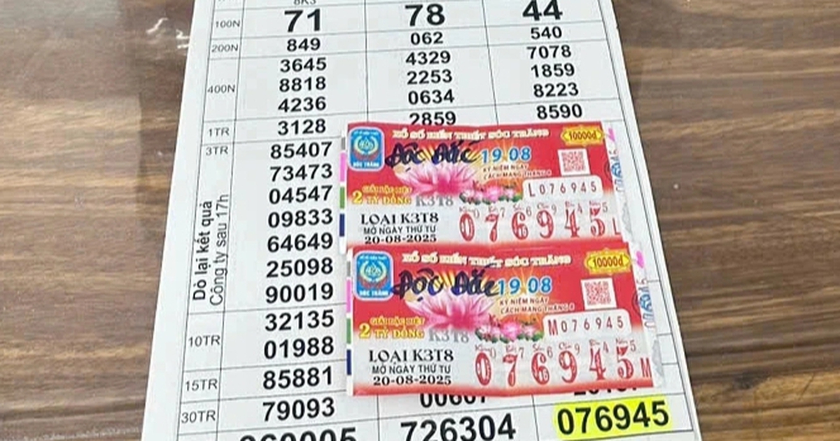 Người phụ nữ tr&uacute;ng độc đắc 4 tỉ xổ số miền Nam, bất ngờ v&igrave; kh&ocirc;ng định mua