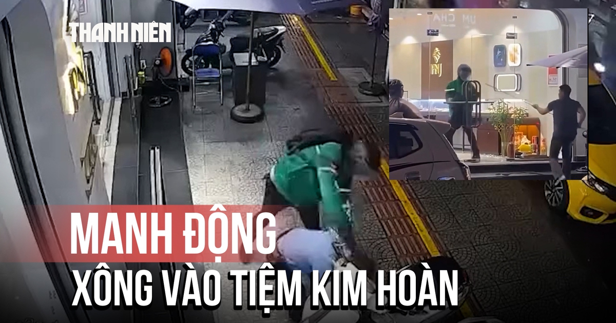 Manh động cầm búa tấn công bảo vệ, xông vào tiệm kim hoàn ở Đà Nẵng