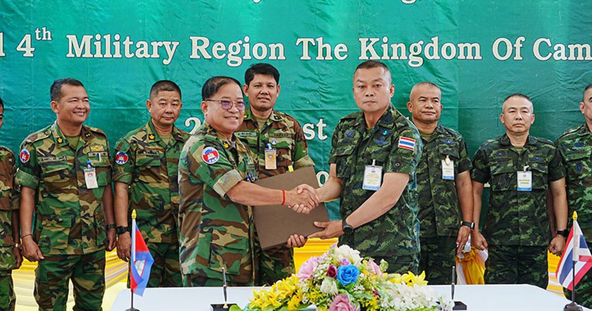 Campuchia, Th&aacute;i Lan k&yacute; 11 thỏa thuận tại phi&ecirc;n họp bất thường