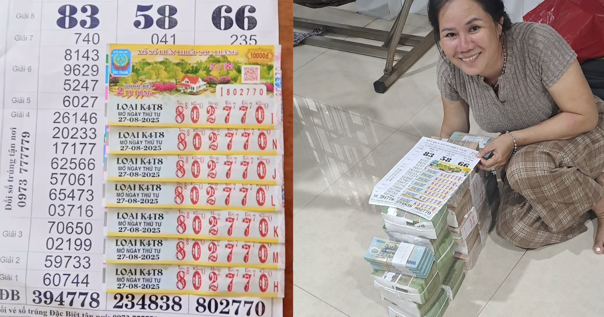 Tr&uacute;ng độc đắc xổ số miền Nam, vợ chồng mang 14 tỉ tiền mặt về miền T&acirc;y
