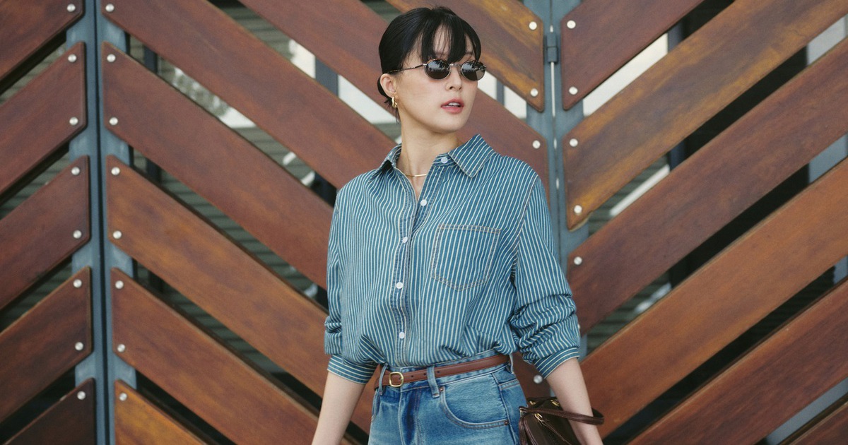 Áo kẻ sọc vừa hiện đại lại trẻ trung, hợp với quần jeans, váy dài