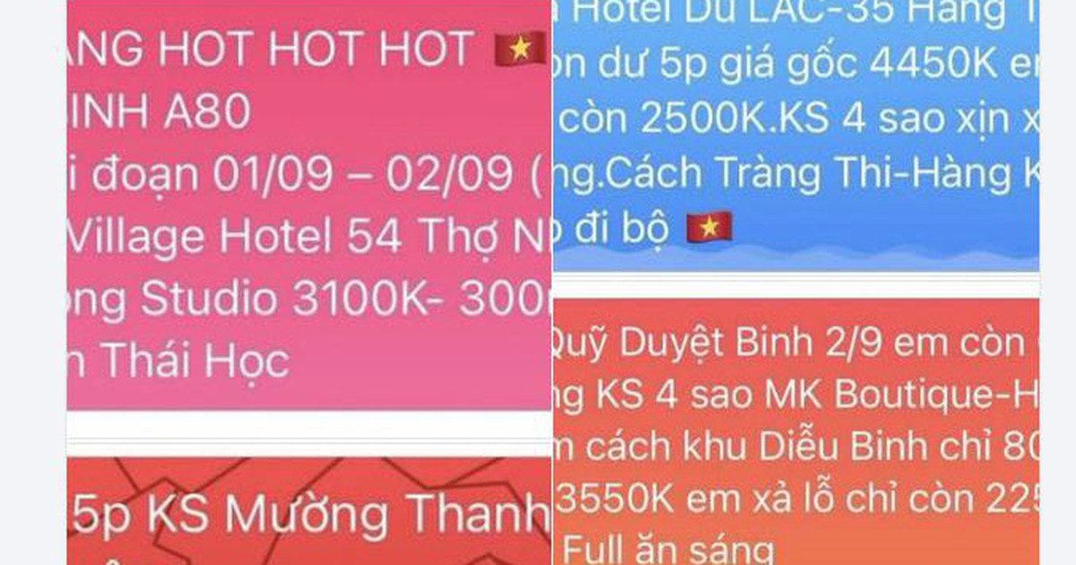 &#039;Xả&#039; lỗ ph&ograve;ng kh&aacute;ch sạn H&agrave; Nội trước lễ diễu binh A80
