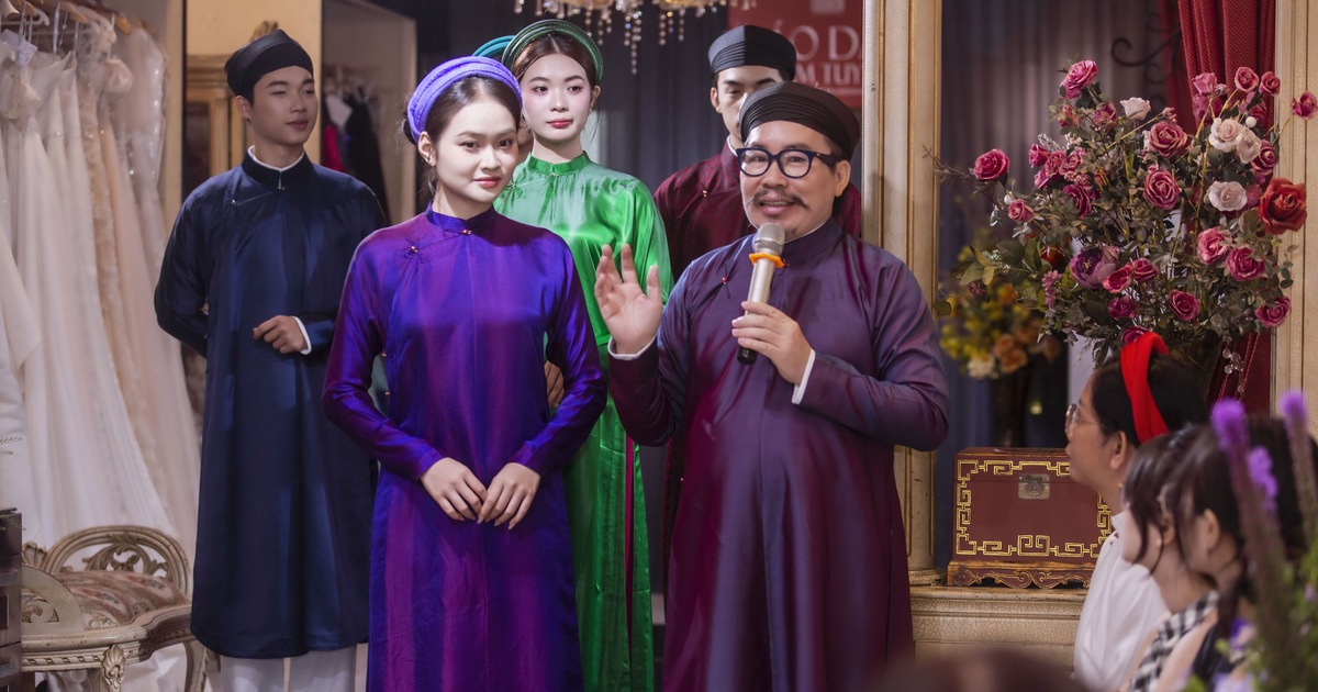 Nghệ nhân Năm Tuyền - người đam mê gìn giữ áo dài ngũ thân