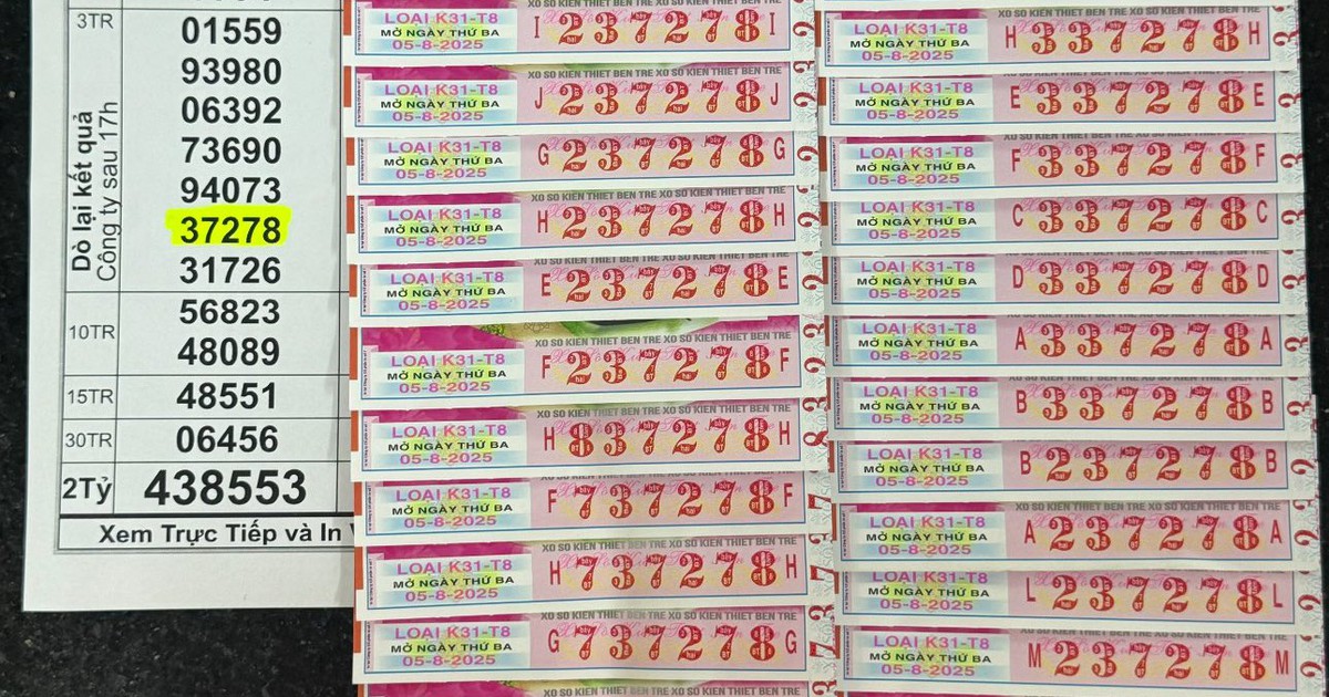 Xổ số miền Nam ng&agrave;y 5 th&aacute;ng 8: Người phụ nữ ở TP.HCM tr&uacute;ng 31 tờ