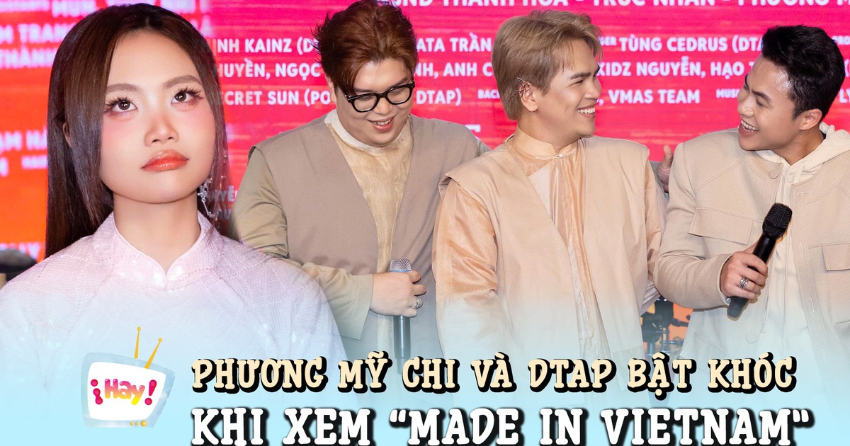 Phương Mỹ Chi, DTAP bật khóc khi xem MV hợp tác với NSND Thanh Hoa