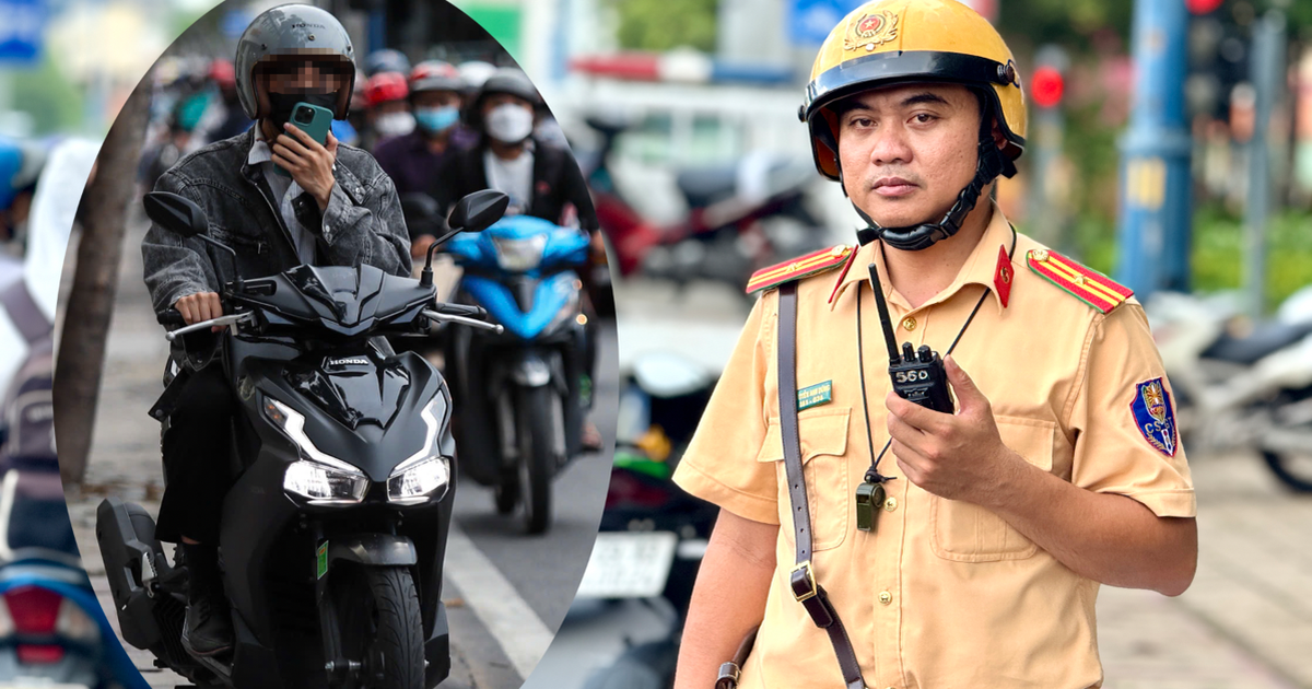 CSGT TP.HCM phạt hơn 1.500 người cầm, sử dụng điện thoại khi l&aacute;i xe