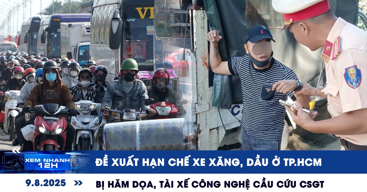 Xem nhanh 12h: Đề xuất hạn chế xe xăng, dầu ở TP.HCM | Tài xế lao vào chốt cầu cứu CSGT