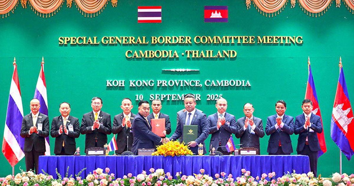 Campuchia, Th&aacute;i Lan k&yacute; loạt thỏa thuận trong cuộc họp ủy ban bi&ecirc;n giới