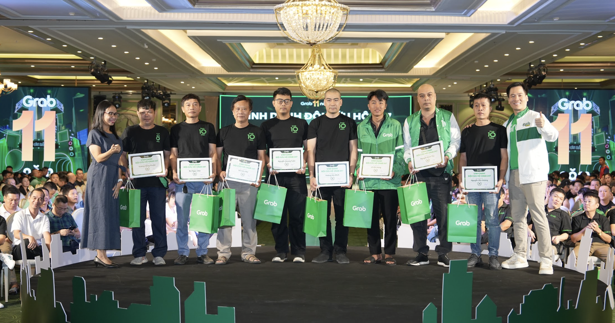 Grab tổ chức chuỗi hoạt động tri ân đối tác tài xế cả nước