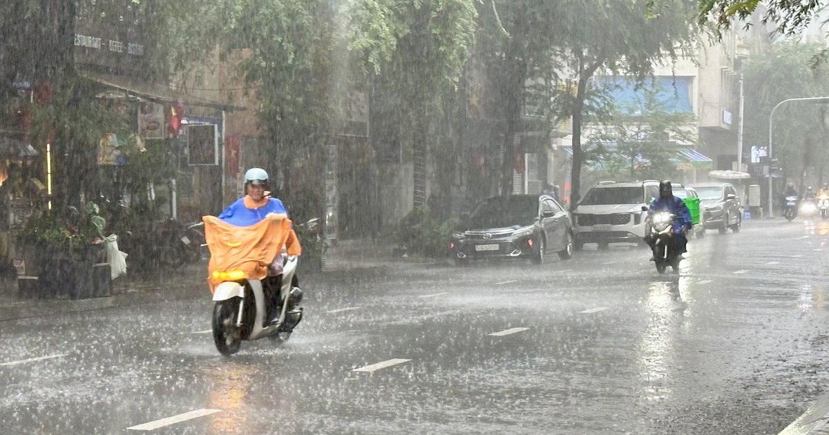 Hôm nay mưa giông có khả năng xuất hiện từ trưa