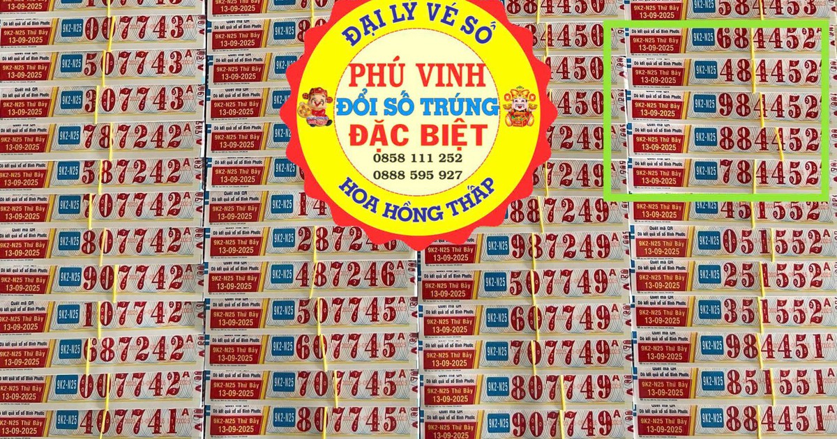 Xổ số miền Nam ng&agrave;y 13 th&aacute;ng 9: Lộ diện 70 tờ tr&uacute;ng 3,5 tỉ đồng