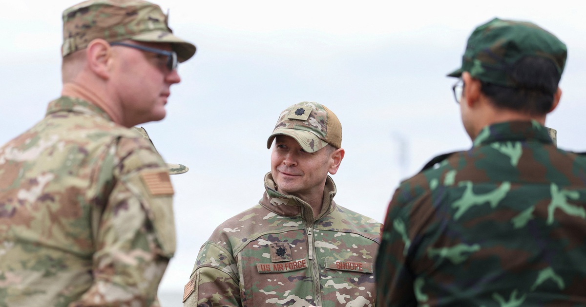 Sĩ quan Mỹ bất ngờ xuất hiện tại tập trận chung Nga-Berlarus